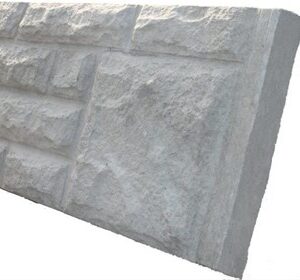 Concrete Solid Gravel Boards - Rockface