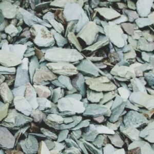 Green Slate Chippings 40mm