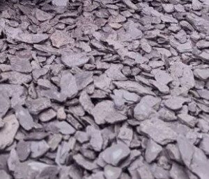Plum Slate Chippings 40mm